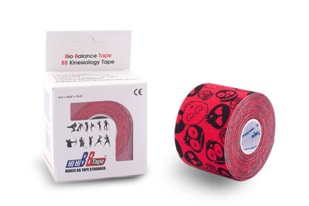 BB tape LEBKY červená 5cm x 5m #15444