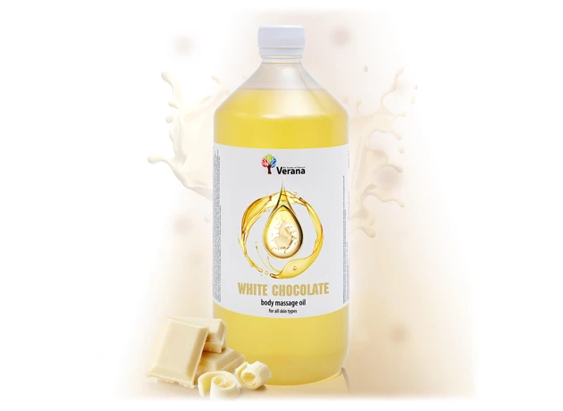 Bílá čokoláda rostlinný masážní olej 1000ml #16428