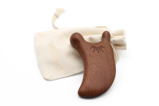 Dřevěná gua sha škrabka