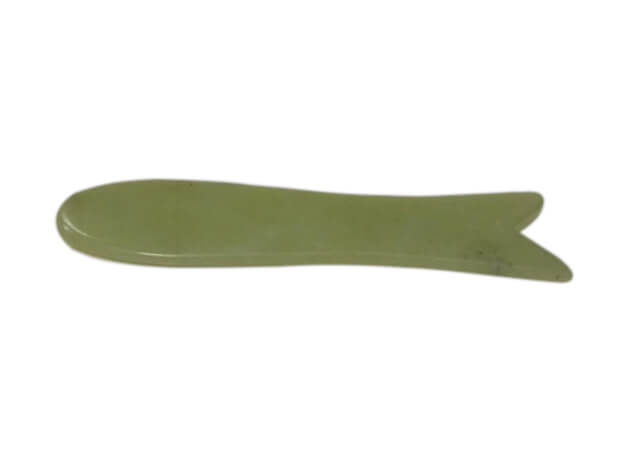 Gua sha škrabka rybička - jadeit #16260