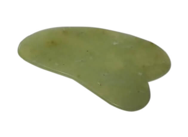 Gua sha škrabka srdíčko - jadeit #16259