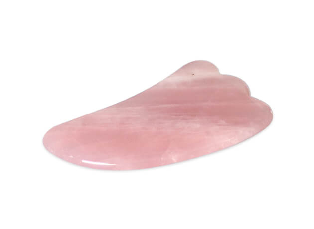 Gua sha škrabka z růženínu - zub #16533