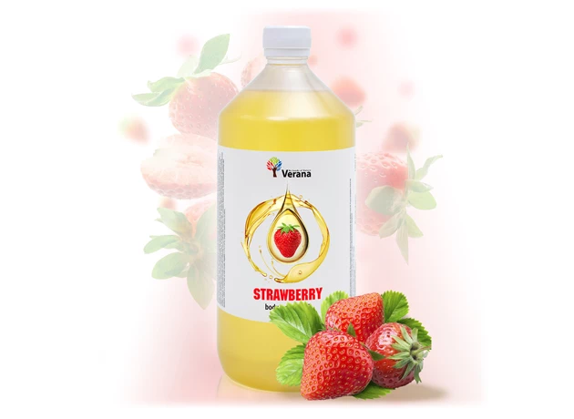 Jahoda rostlinný masážní olej 1000ml #16424