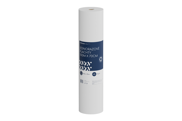 Jednorázová prostěradla velvesa® 100m x 70cm s perforací #2053