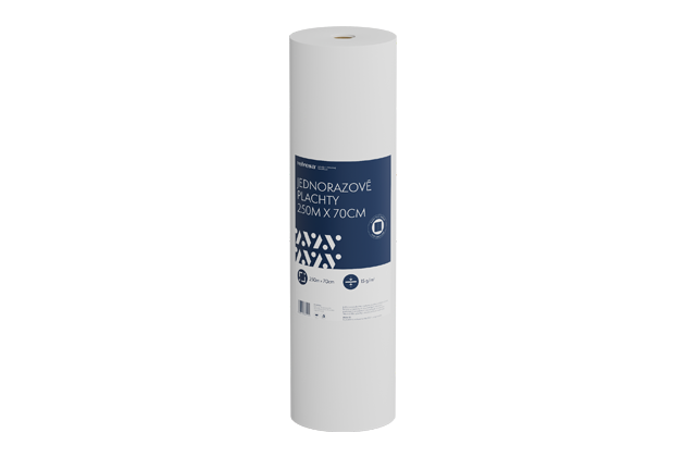 Jednorázová prostěradla velvesa® 250m x 70cm s perforací #2055
