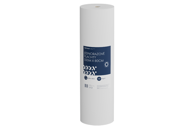 Jednorázová prostěradla velvesa® 500m x 80cm s perforací #17073