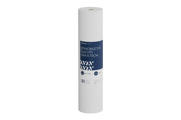 Jednorázová prostěradla velvesa® 50m x 70cm 30g/m2 #5185
