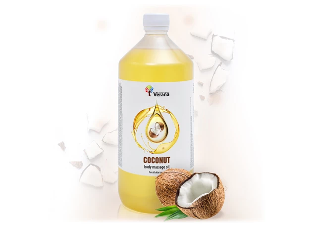 Kokos rostlinný masážní olej 1000ml #16857