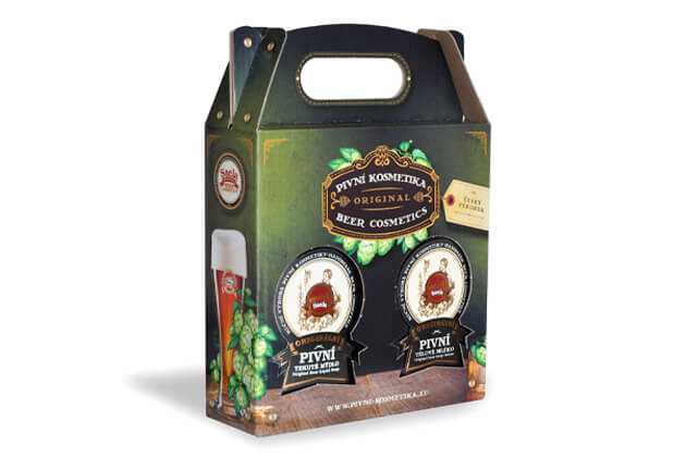 Mýdlo a tělové mléko 2x500ml - pivní dárková sada 1 #14876