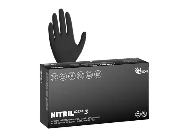 Nitrilové rukavice NITRIL IDEAL3 100ks #16831