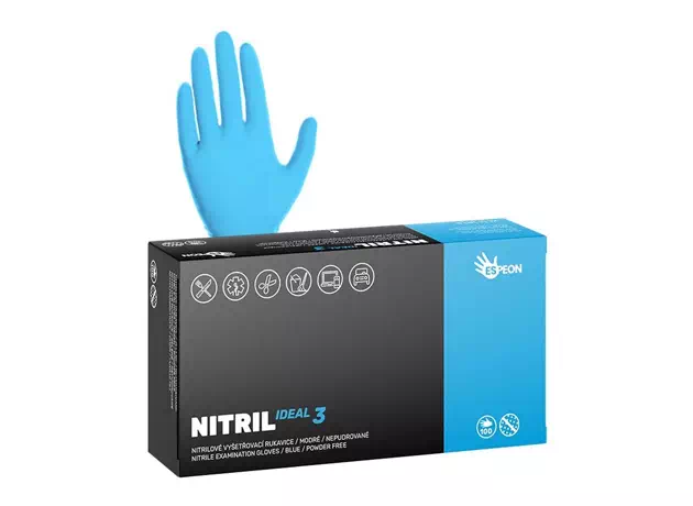 Nitrilové rukavice NITRIL IDEAL3 100ks #16828