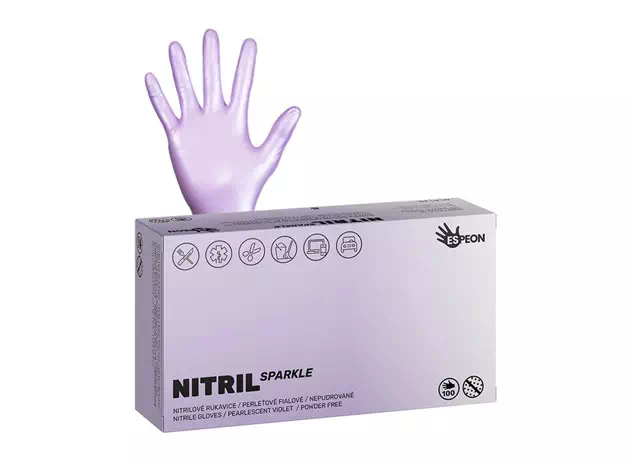 Nitrilové rukavice NITRIL SPARKLE 100ks #16838