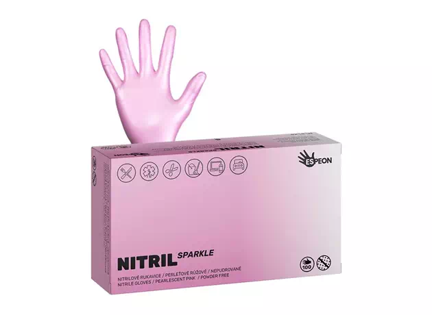 Nitrilové rukavice NITRIL SPARKLE 100ks #16841
