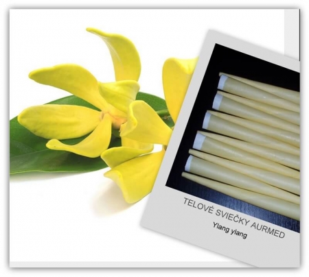 Tělové svíčky ylang ylang 10ks #15109