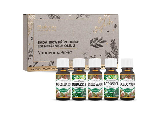 Vánoční pohoda - Sada 100% přírodních esenciálních olejů #16726