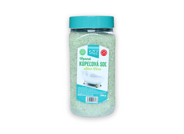 Vonná koupelová sůl s Aloe vera 1200g #16380
