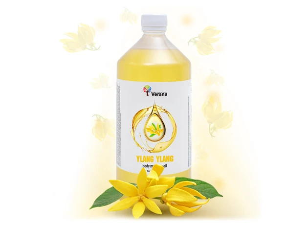 Ylang Ylang rostlinný masážní olej 1000ml #16436